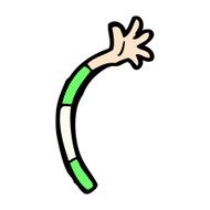 comic cartoon arm N25