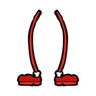 comic cartoon legs N19