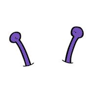 comic cartoon alien antennae N5