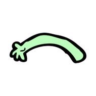 comic cartoon monster arm N23