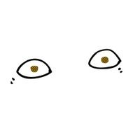 comic cartoon eyes N15