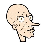 comic cartoon evil old man N4