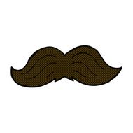 comic cartoon mustache N4