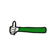 comic cartoon halloween vampire arm N13