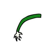 comic cartoon halloween vampire arm N16