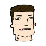 comic cartoon male head N3