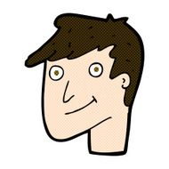 comic cartoon happy man N112