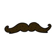 comic cartoon mustache N5