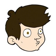 comic cartoon staring boy N5
