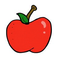 comic cartoon apple N20