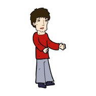 comic cartoon man explaining N5