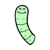 comic cartoon worm N2