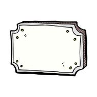 comic cartoon old sign N3