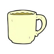 comic cartoon coffee mug N7