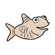comic cartoon happy fish N6