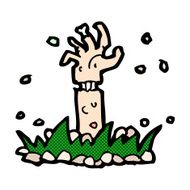 comic cartoon zombie arm N3