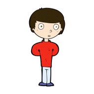 comic cartoon worried man N23