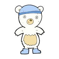 comic cartoon cute polar bear