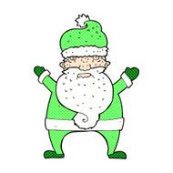 comic cartoon ugly santa claus N3