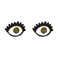 comic cartoon eyes N16
