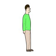 comic cartoon tall man N3