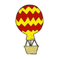 comic cartoon hot air balloon N3
