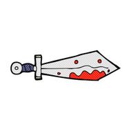 comic cartoon bloody sword N5