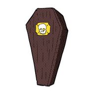 spooky comic cartoon coffin N5