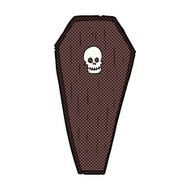 spooky comic cartoon coffin N6