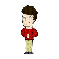 comic cartoon worried man N24