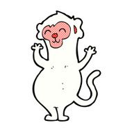 comic cartoon monkey N7