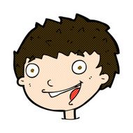comic cartoon laughing boy N3