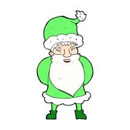 comic cartoon santa claus N43