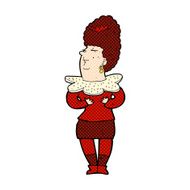 comic cartoon aristocratic woman N3