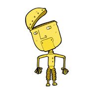 comic cartoon funny robot N18