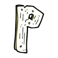 comic cartoon wooden number N10