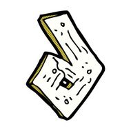 comic cartoon wooden number N11