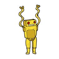 comic cartoon funny robot N19
