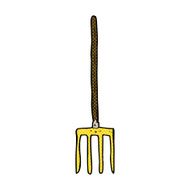 comic cartoon pitch fork N3
