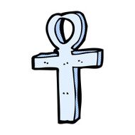 comic cartoon ankh symbol N2