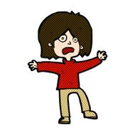 comic cartoon unhappy person N3