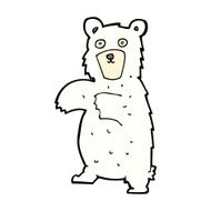 comic cartoon polar bear N2