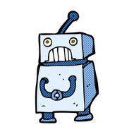 comic cartoon robot N42
