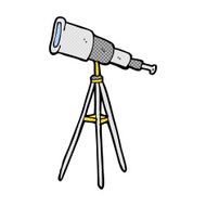 comic cartoon telescope N5