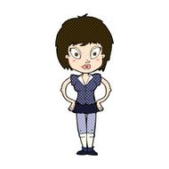 comic cartoon pretty girl N26
