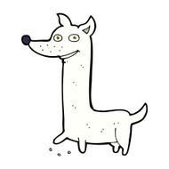 funny comic cartoon dog N5