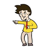 comic cartoon funny office man pointing N3
