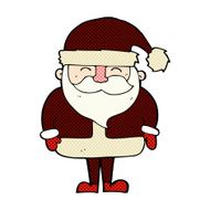 comic cartoon santa claus N45