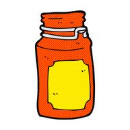 comic cartoon kitchen jar N2