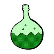 comic cartoon bubbling chemicals N6